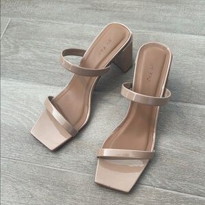 BY FAR Women's Tan Heeled Sandals
